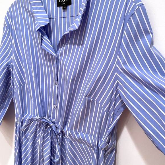 Lavi striped long dress - Picture 7 of 10